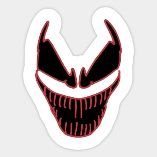 red face Sticker